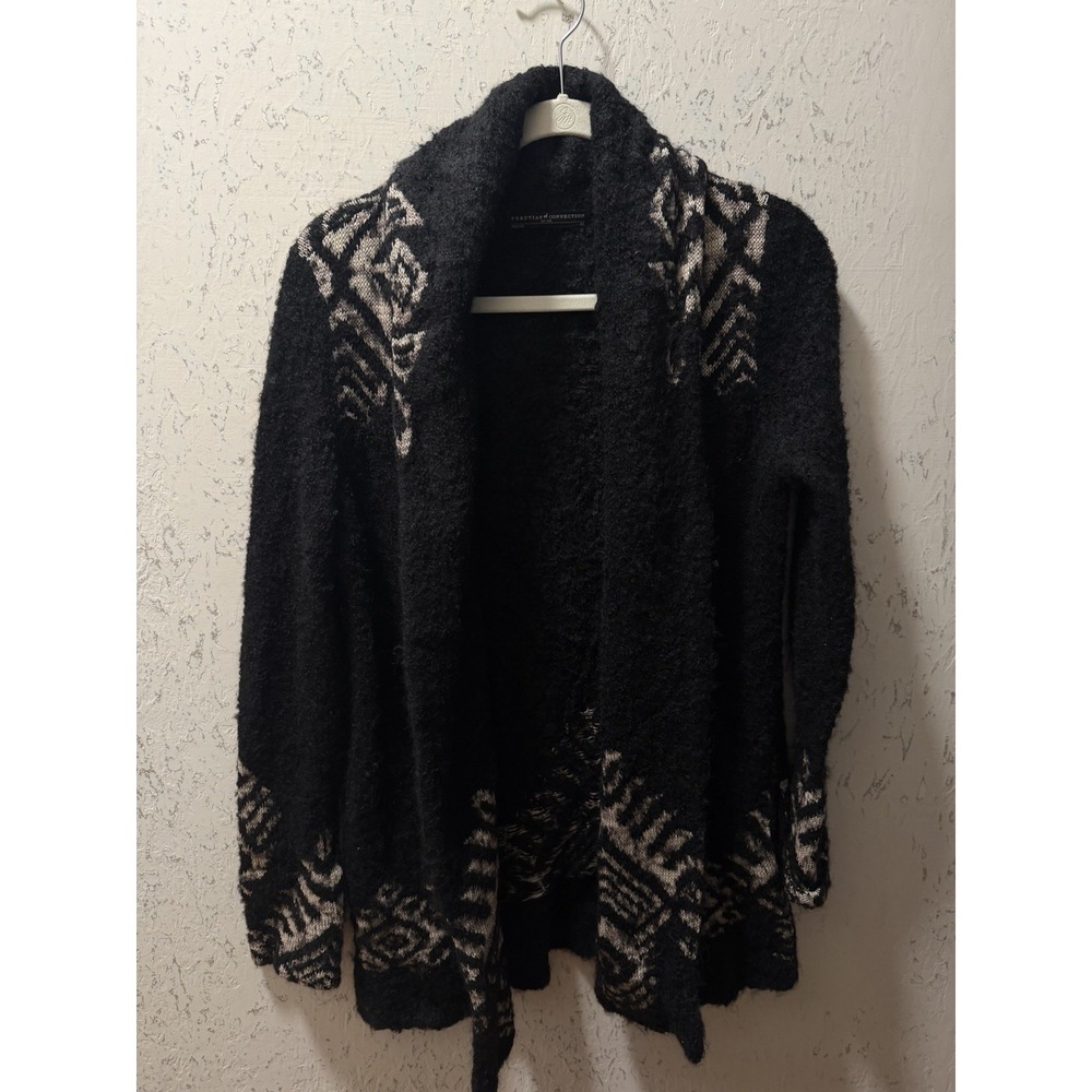 Peruvian Connection Sweater Cardigan Alpaca Size XS Boho Southwestern Folk Art
